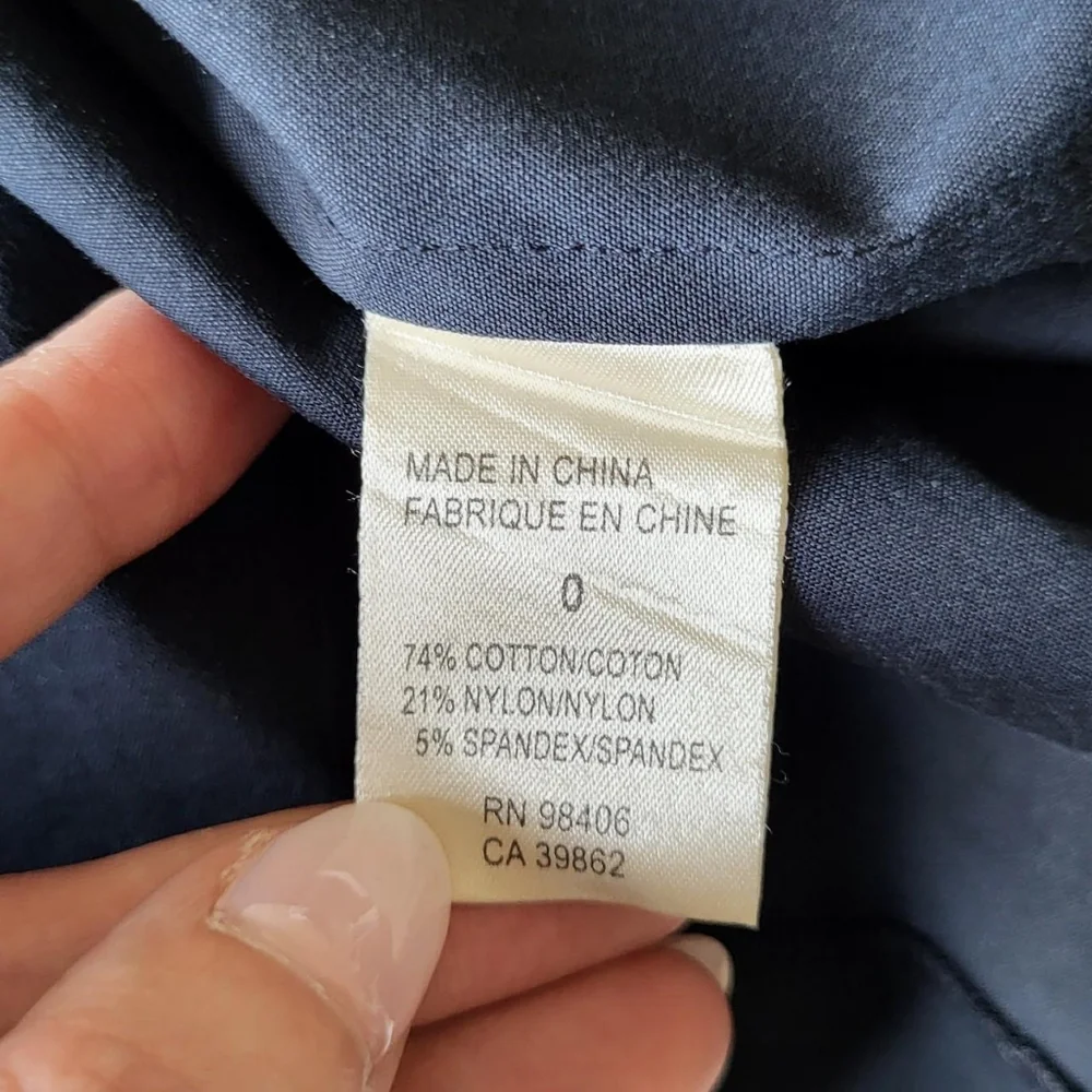 Navy Ribbed Mini Dress - Picture 7 of 7